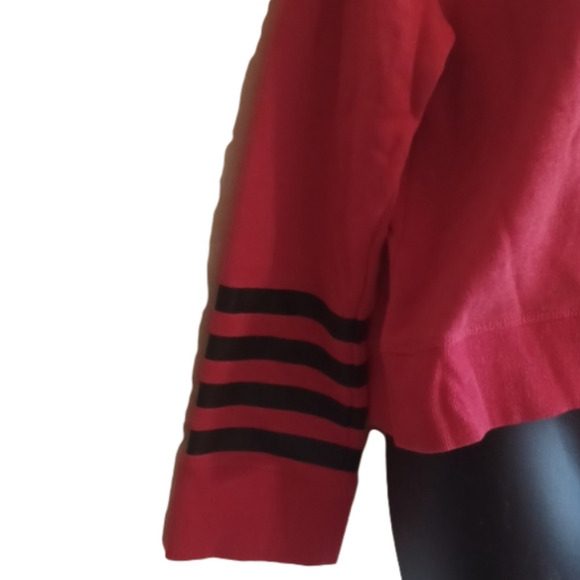 Tommy Hilfiger Size large sweatshirt.Red/black. Great used condition , no flaws. - Picture 3 of 12